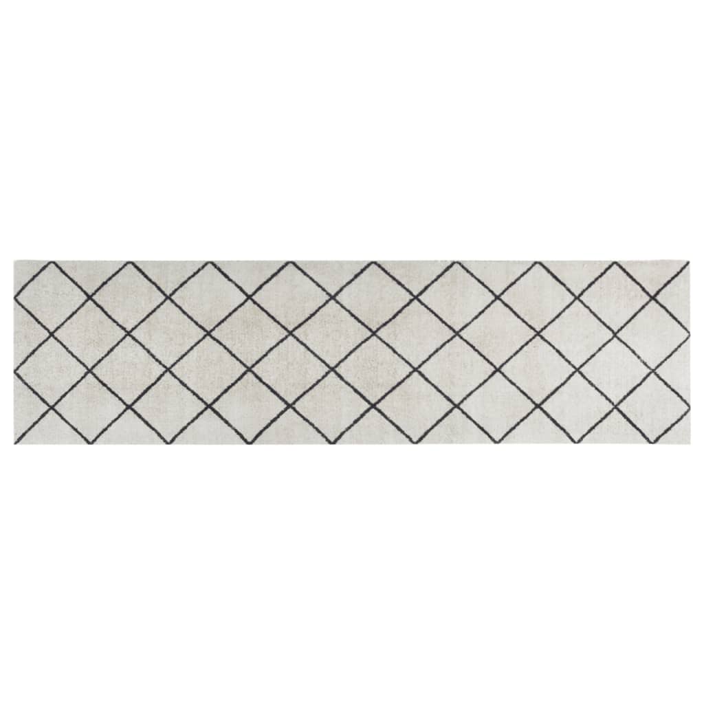vidaXL Covor de bucătărie lavabil Square, 45x150 cm, catifea vidaXL Covor de bucătărie lavabil Square, 45x150 cm, catifea