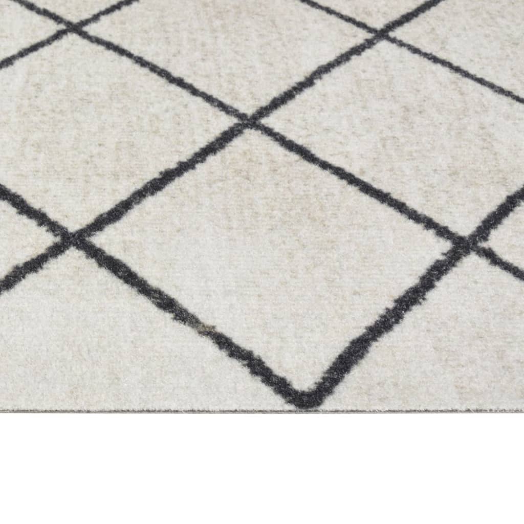 vidaXL Covor de bucătărie lavabil Square, 45x150 cm, catifea vidaXL Covor de bucătărie lavabil Square, 45x150 cm, catifea