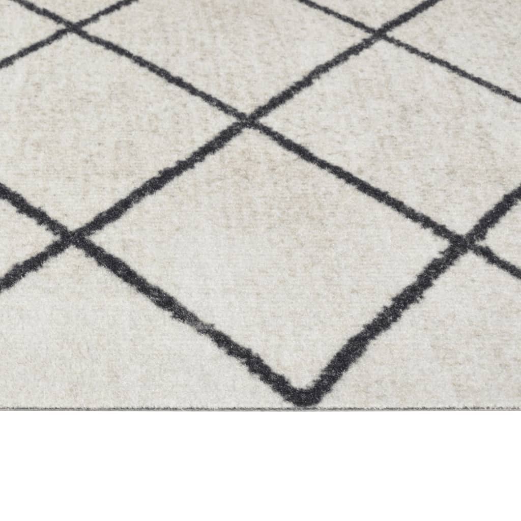 vidaXL Covor de bucătărie lavabil Square, 60x180cm, catifea