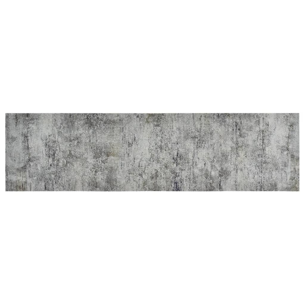 vidaXL Covor de bucătărie lavabil Beton, 45x150 cm, catifea vidaXL Covor de bucătărie lavabil Beton, 45x150 cm, catifea