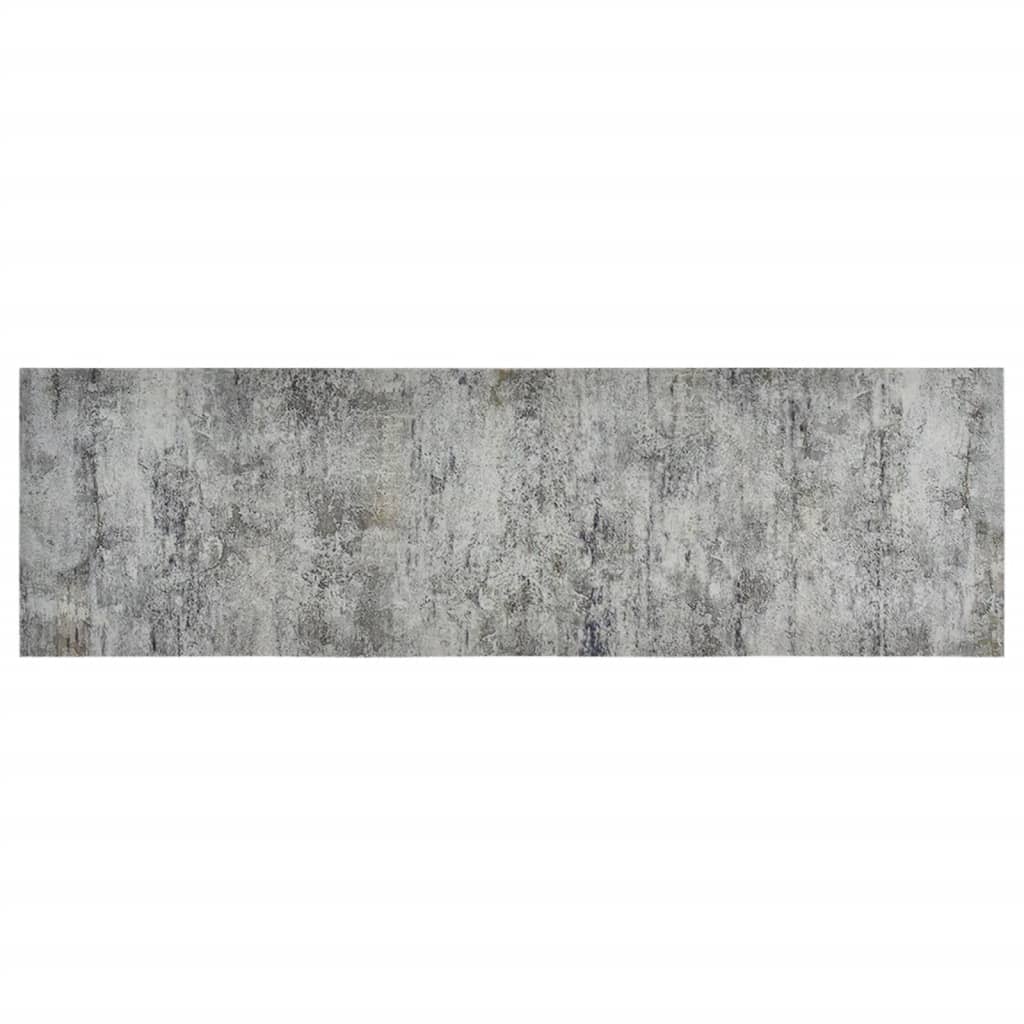 vidaXL Covor de bucătărie lavabil Beton, 60x180cm, catifea vidaXL Covor de bucătărie lavabil Beton, 60x180cm, catifea