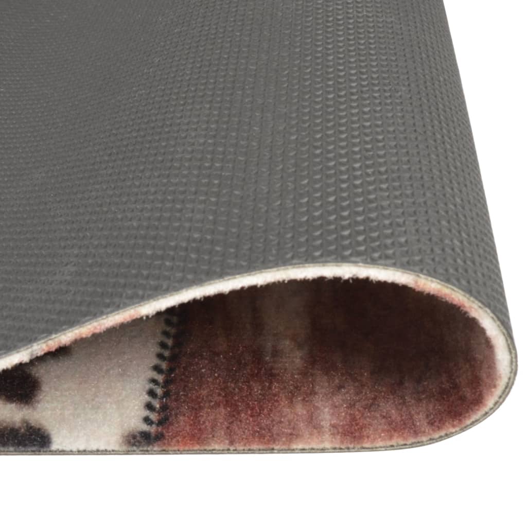 vidaXL Covor de bucătărie lavabil Animal Skin, 45x150 cm, catifea vidaXL Covor de bucătărie lavabil Animal Skin, 45x150 cm, catifea