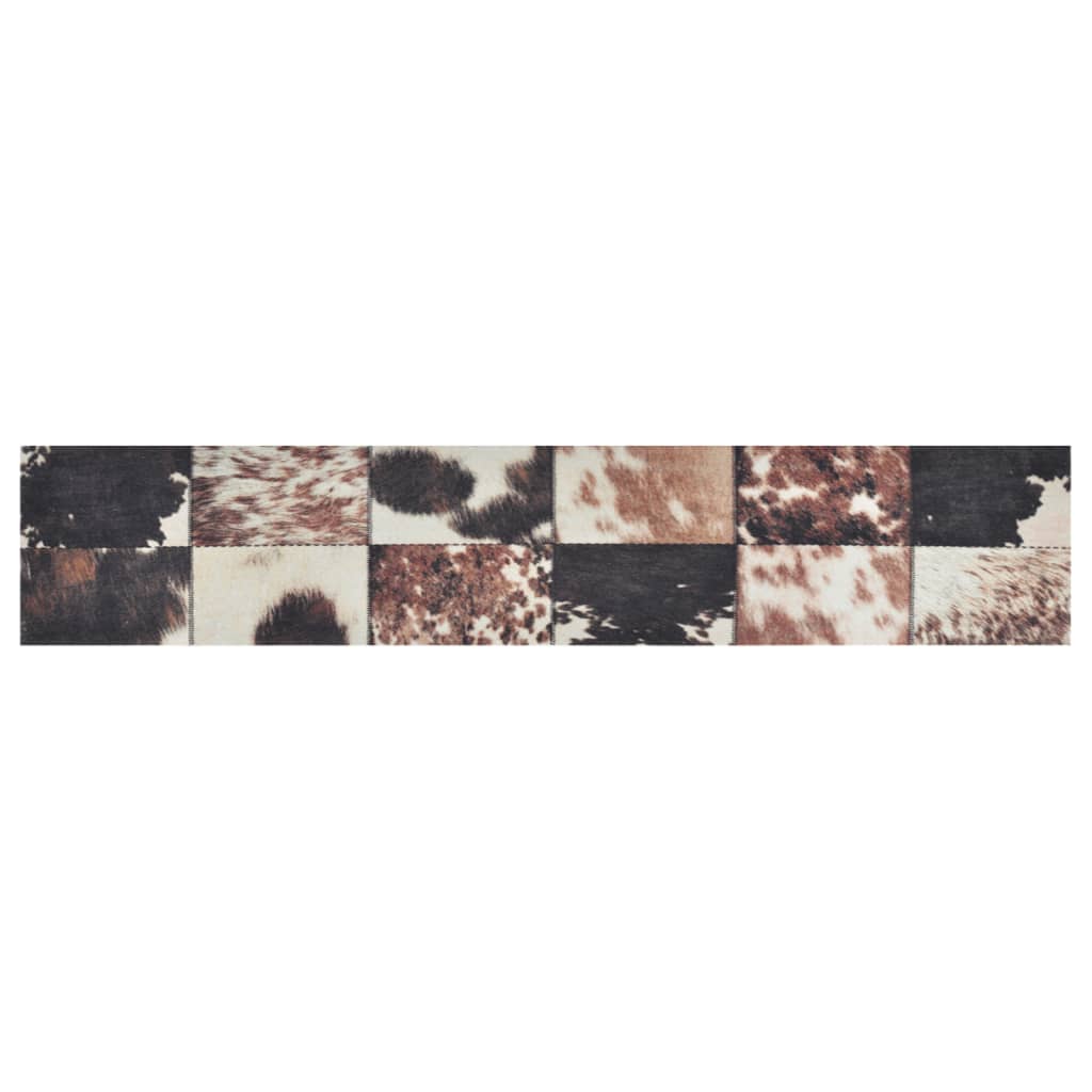 vidaXL Covor de bucătărie lavabil Animal Skin, 60x300 cm, catifea vidaXL Covor de bucătărie lavabil Animal Skin, 60x300 cm, catifea
