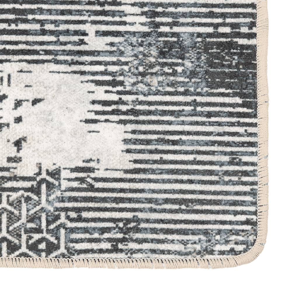 vidaXL Covor lavabil, multicolor, 80x150 cm, anti-alunecare