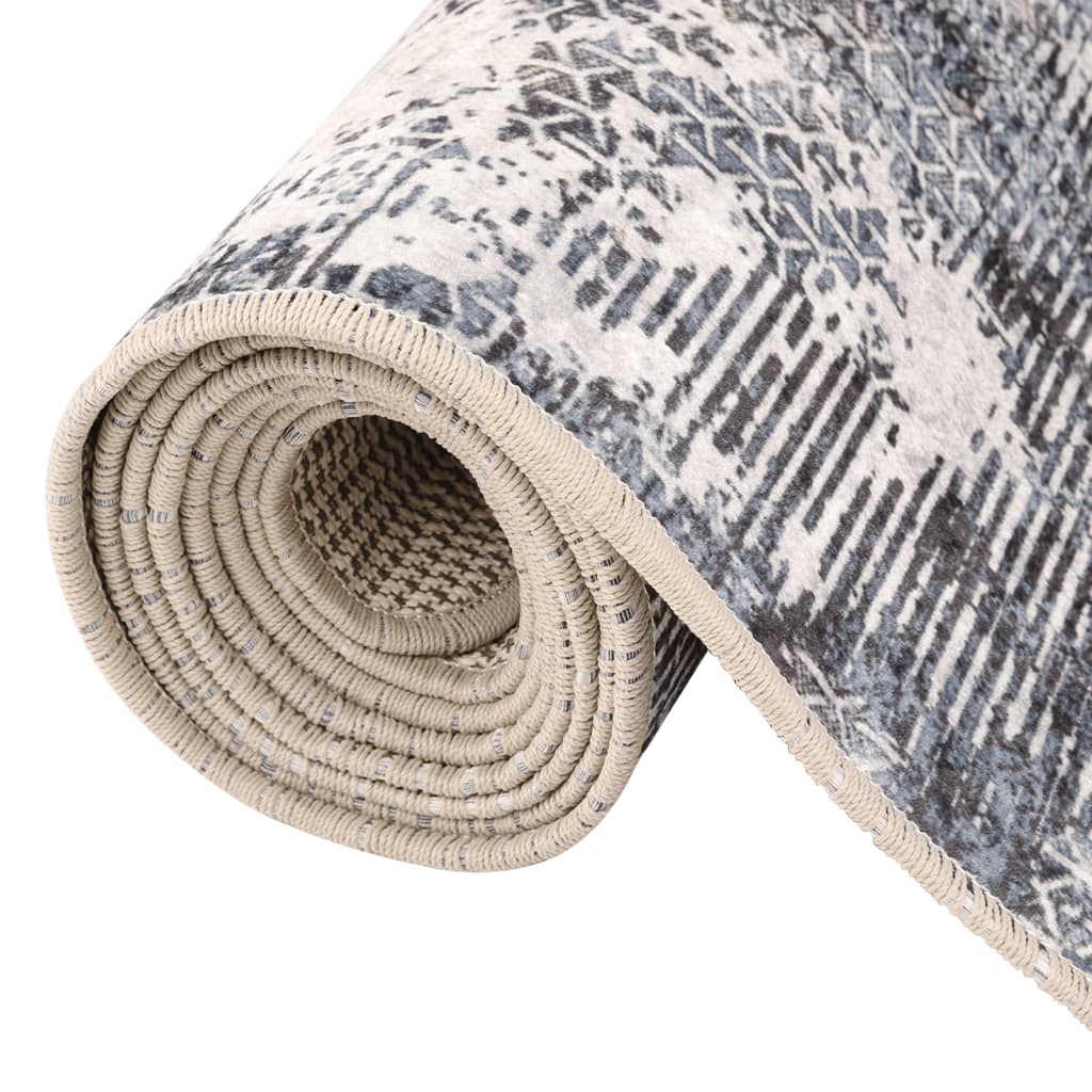 vidaXL Covor lavabil anti-alunecare, multicolor, 160x230 cm