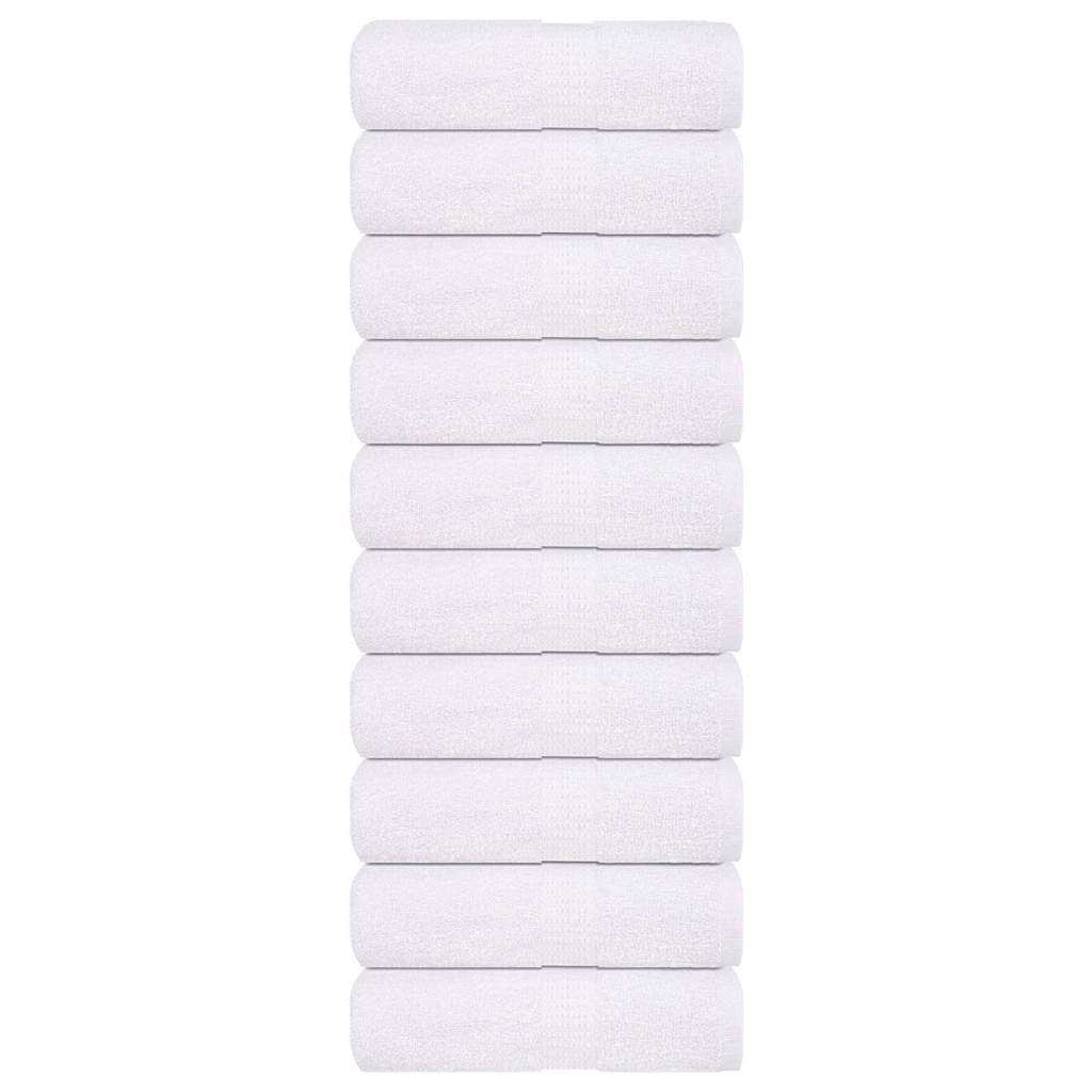 vidaXL lavețe 10 buc alb 15x21 cm 360 g/m² 100% bumbac vidaXL lavețe 10 buc alb 15x21 cm 360 g/m² 100% bumbac