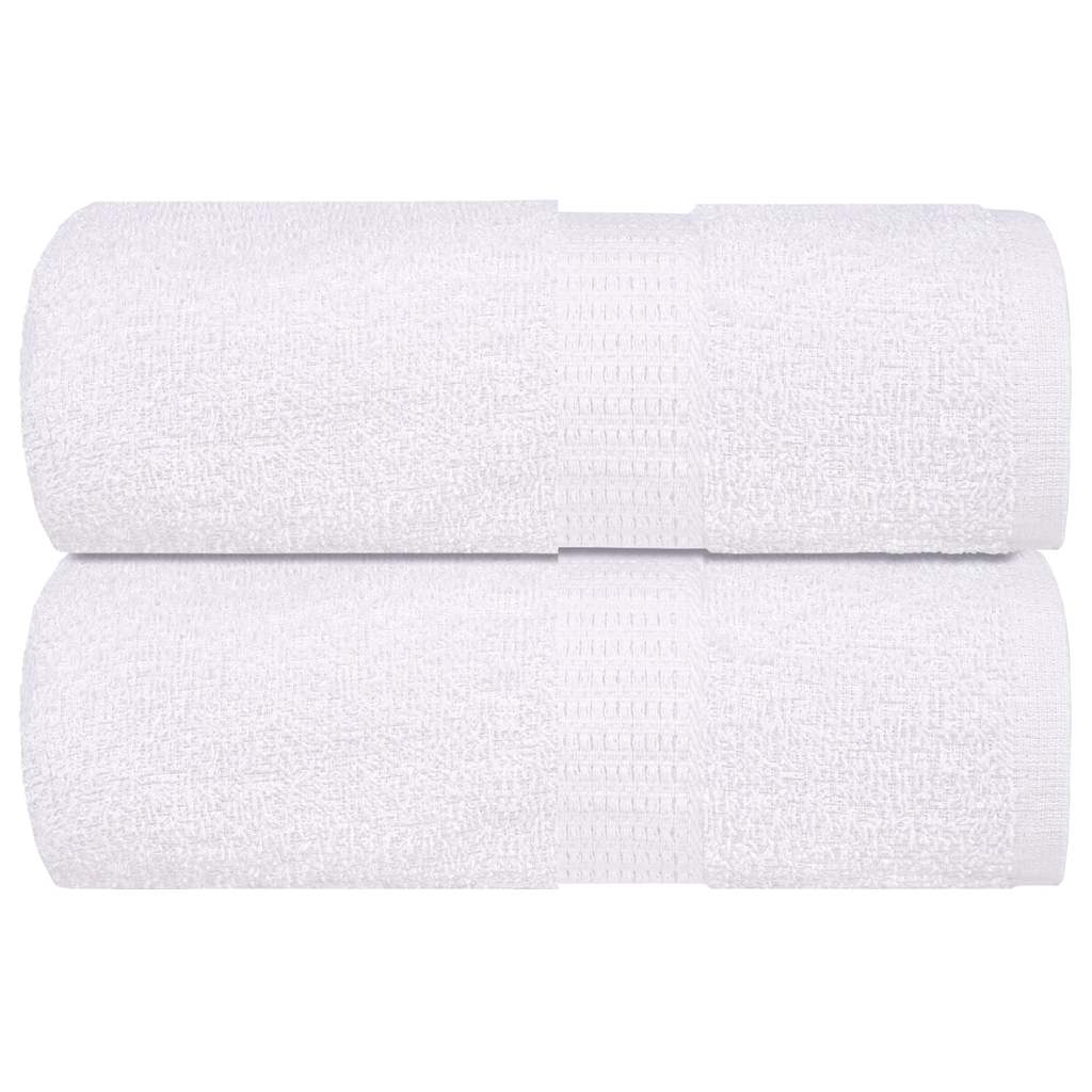 vidaXL Prosoape de baie, 2 buc. FROGN, albe, 30x30 cm, 100% bumbac vidaXL Prosoape de baie, 2 buc. FROGN, albe, 30x30 cm, 100% bumbac
