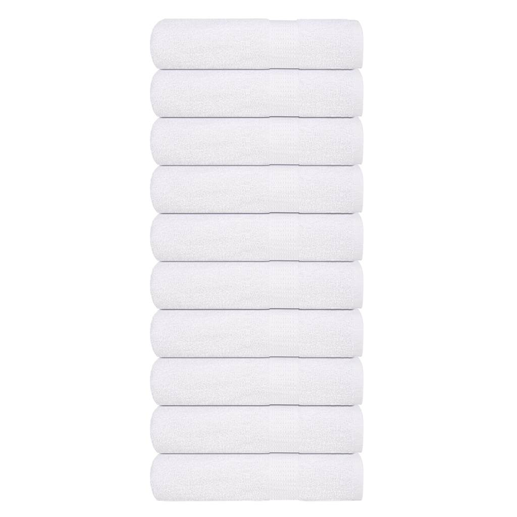 vidaXL Prosoape de duș 10 buc alb 70x140 cm 360 g/m² 100% bumbac vidaXL Prosoape de duș 10 buc alb 70x140 cm 360 g/m² 100% bumbac
