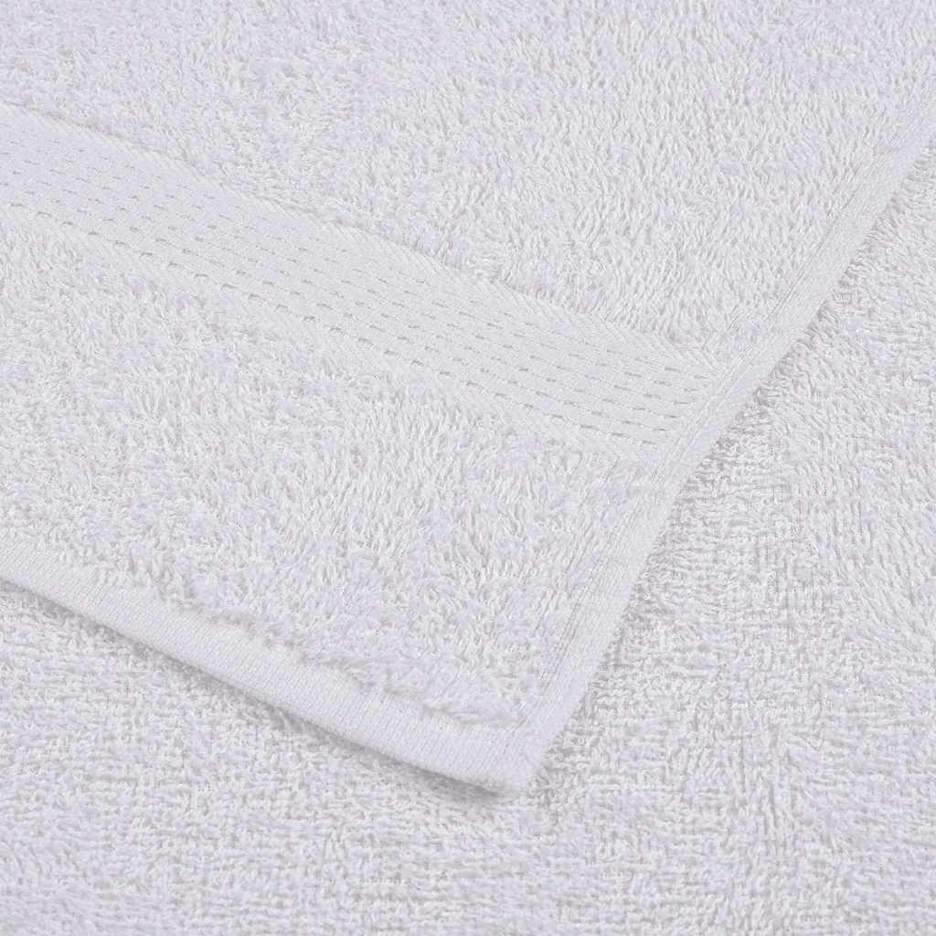 vidaXL Prosoape de baie 10 buc alb 100x150 cm 360 g/m² 100% bumbac vidaXL Prosoape de baie 10 buc alb 100x150 cm 360 g/m² 100% bumbac
