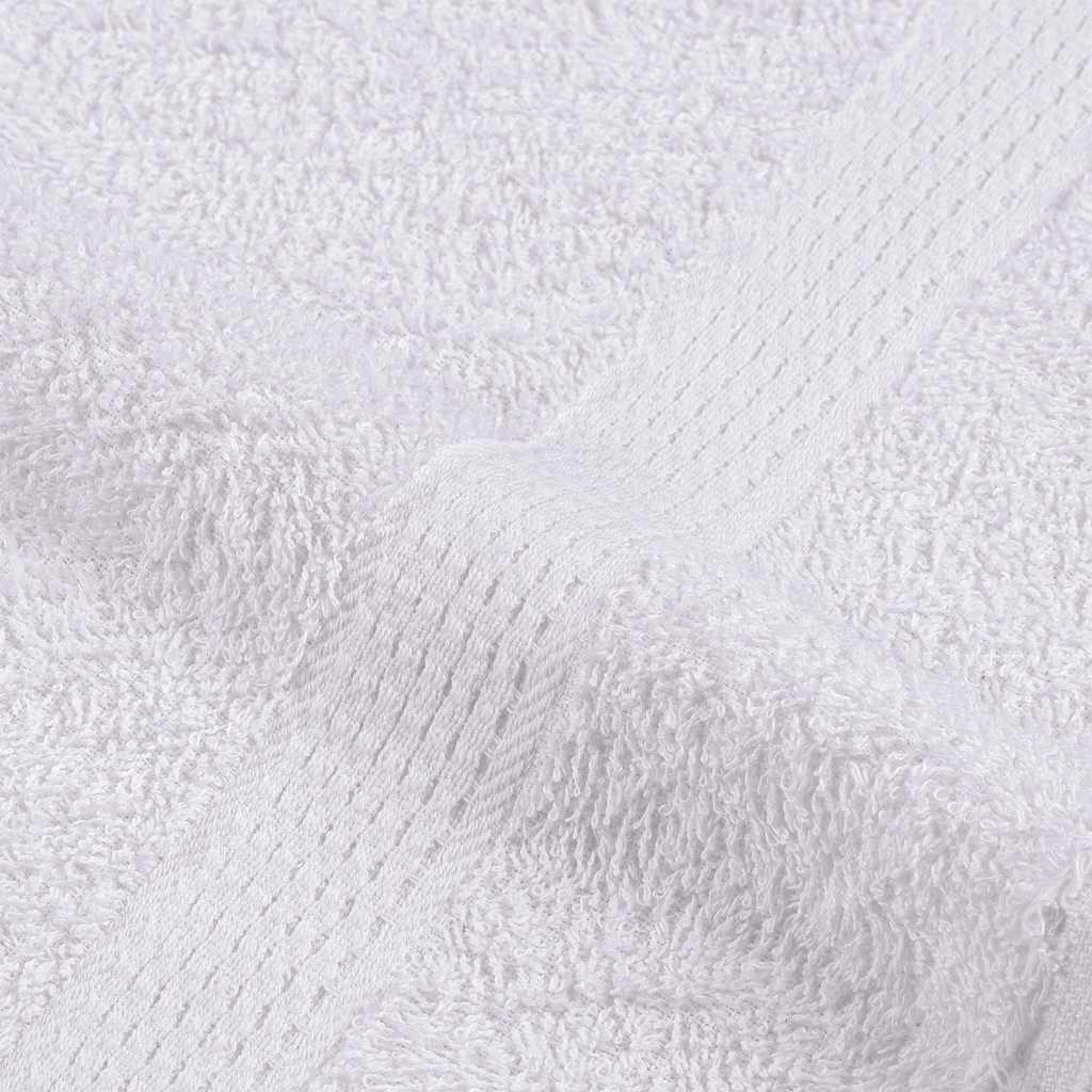 vidaXL Prosoape de baie 10 buc alb 100x150 cm 360 g/m² 100% bumbac vidaXL Prosoape de baie 10 buc alb 100x150 cm 360 g/m² 100% bumbac