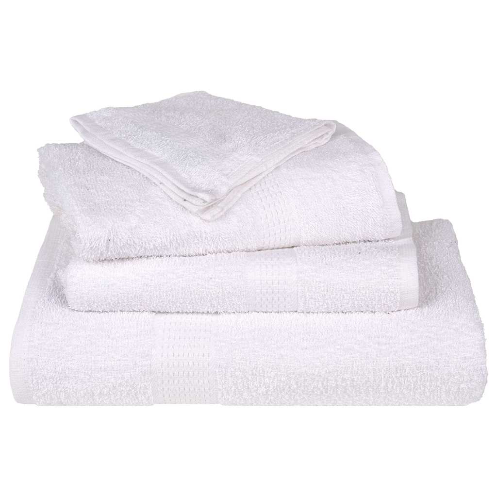 vidaXL Prosoape de baie 25 buc alb 100x150 cm 360 g/m² 100% bumbac vidaXL Prosoape de baie 25 buc alb 100x150 cm 360 g/m² 100% bumbac