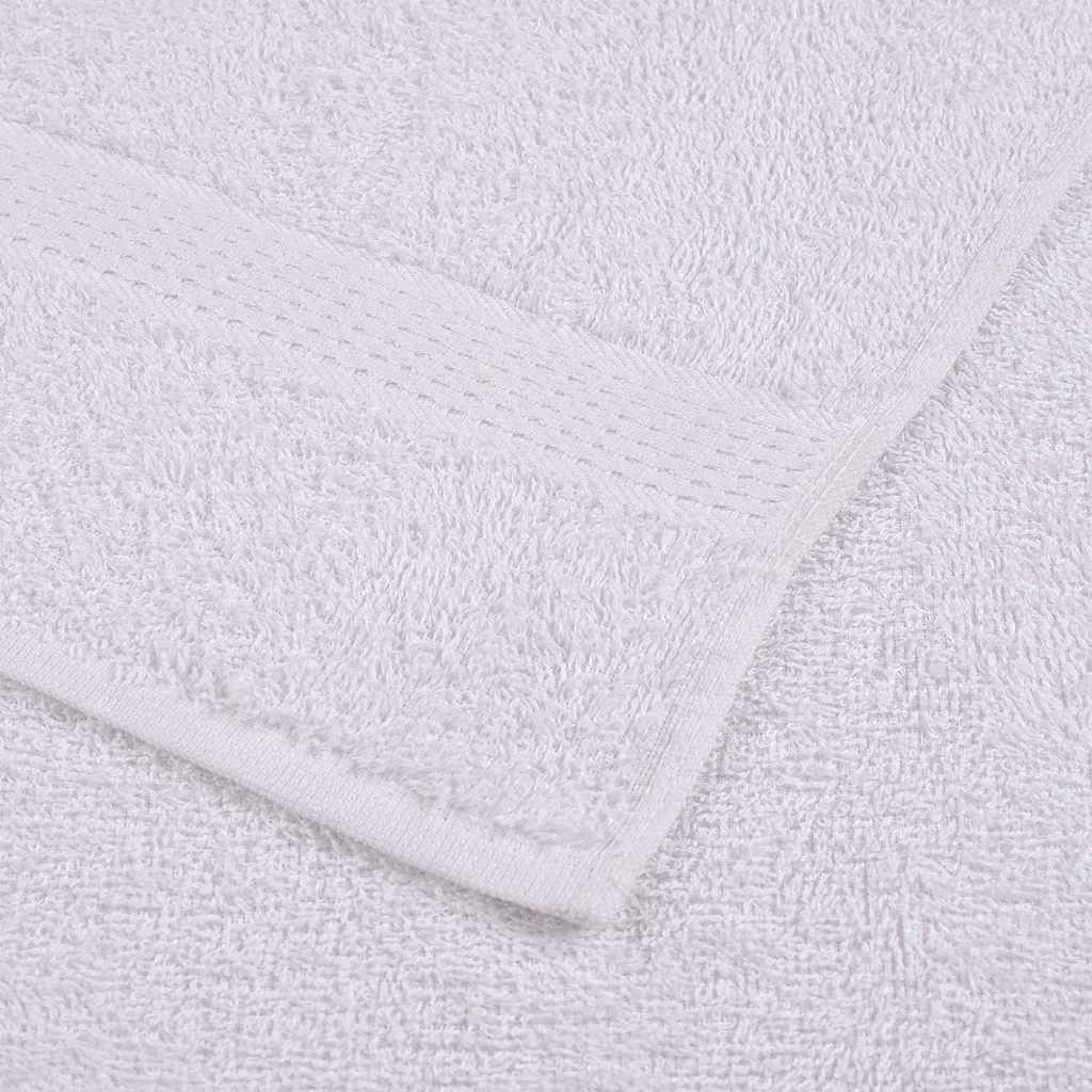vidaXL Prosoape de baie 25 buc alb 100x150 cm 360 g/m² 100% bumbac vidaXL Prosoape de baie 25 buc alb 100x150 cm 360 g/m² 100% bumbac
