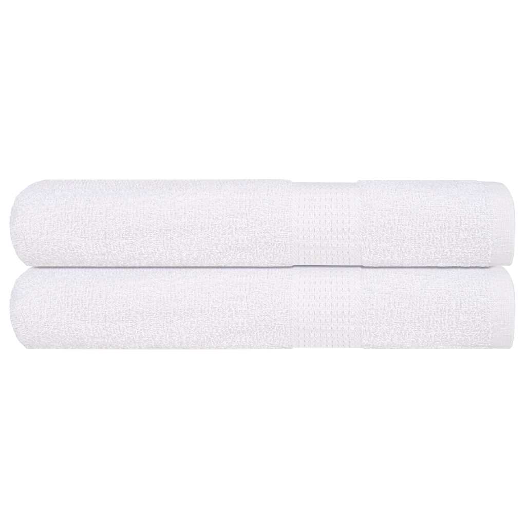 vidaXL Prosoape pentru saună 2 buc alb 80x200 cm 360 g/m² 100% bumbac vidaXL Prosoape pentru saună 2 buc alb 80x200 cm 360 g/m² 100% bumbac
