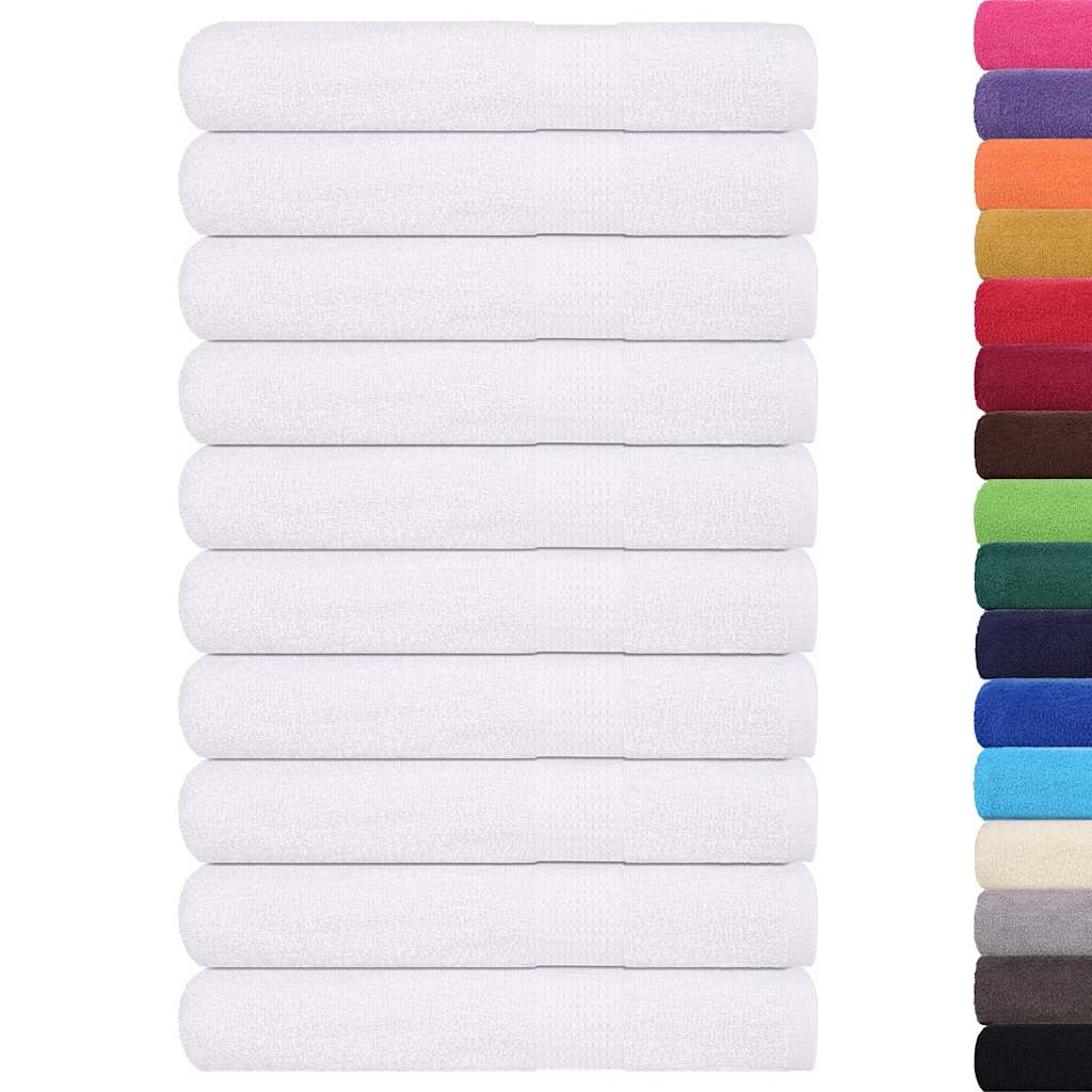 vidaXL Prosoape 25 buc Alb 100x200 cm 360 g/m² 100% bumbac vidaXL Prosoape 25 buc Alb 100x200 cm 360 g/m² 100% bumbac