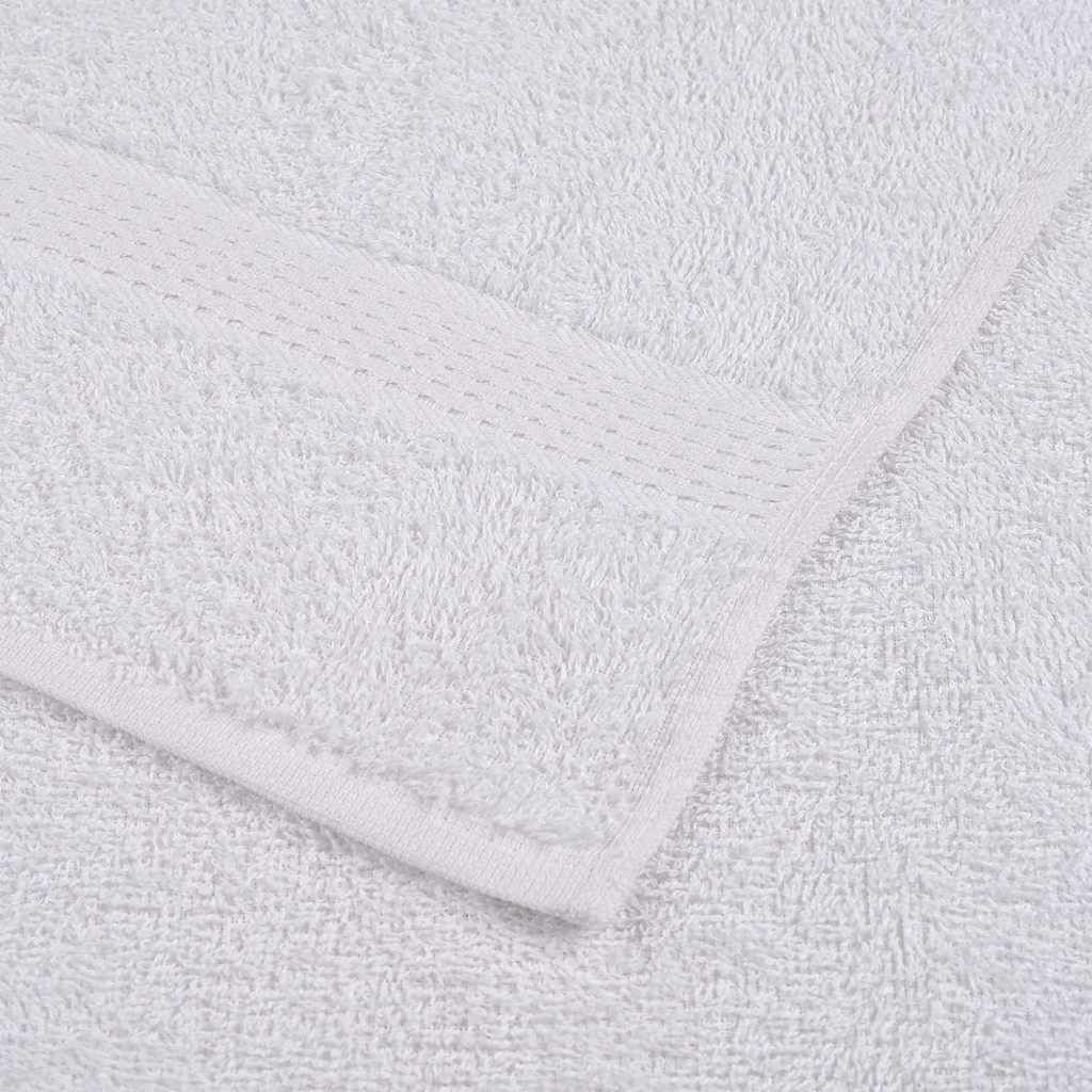 vidaXL Prosoape 25 buc Alb 100x200 cm 360 g/m² 100% bumbac vidaXL Prosoape 25 buc Alb 100x200 cm 360 g/m² 100% bumbac