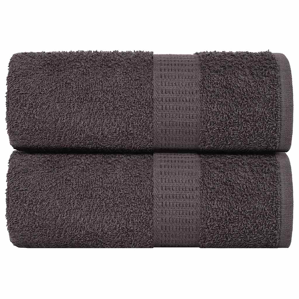vidaXL Lavete 2 buc Antracit 15x21 cm 360 g/m² 100% bumbac vidaXL Lavete 2 buc Antracit 15x21 cm 360 g/m² 100% bumbac