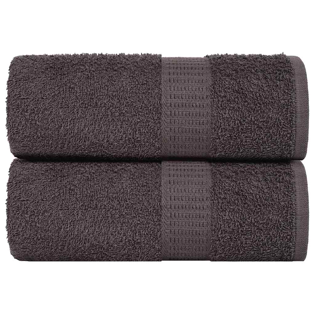 vidaXL Prosoape de baie 2 buc. FROGN antracit 30x30 cm 100% bumbac vidaXL Prosoape de baie 2 buc. FROGN antracit 30x30 cm 100% bumbac