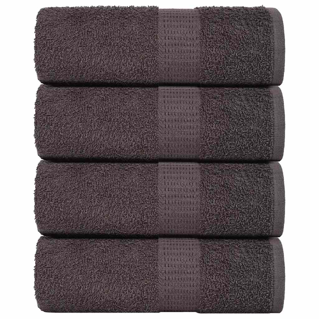 vidaXL Prosoape de baie 4 buc. FROGN antracit 30x30 cm 100% bumbac vidaXL Prosoape de baie 4 buc. FROGN antracit 30x30 cm 100% bumbac