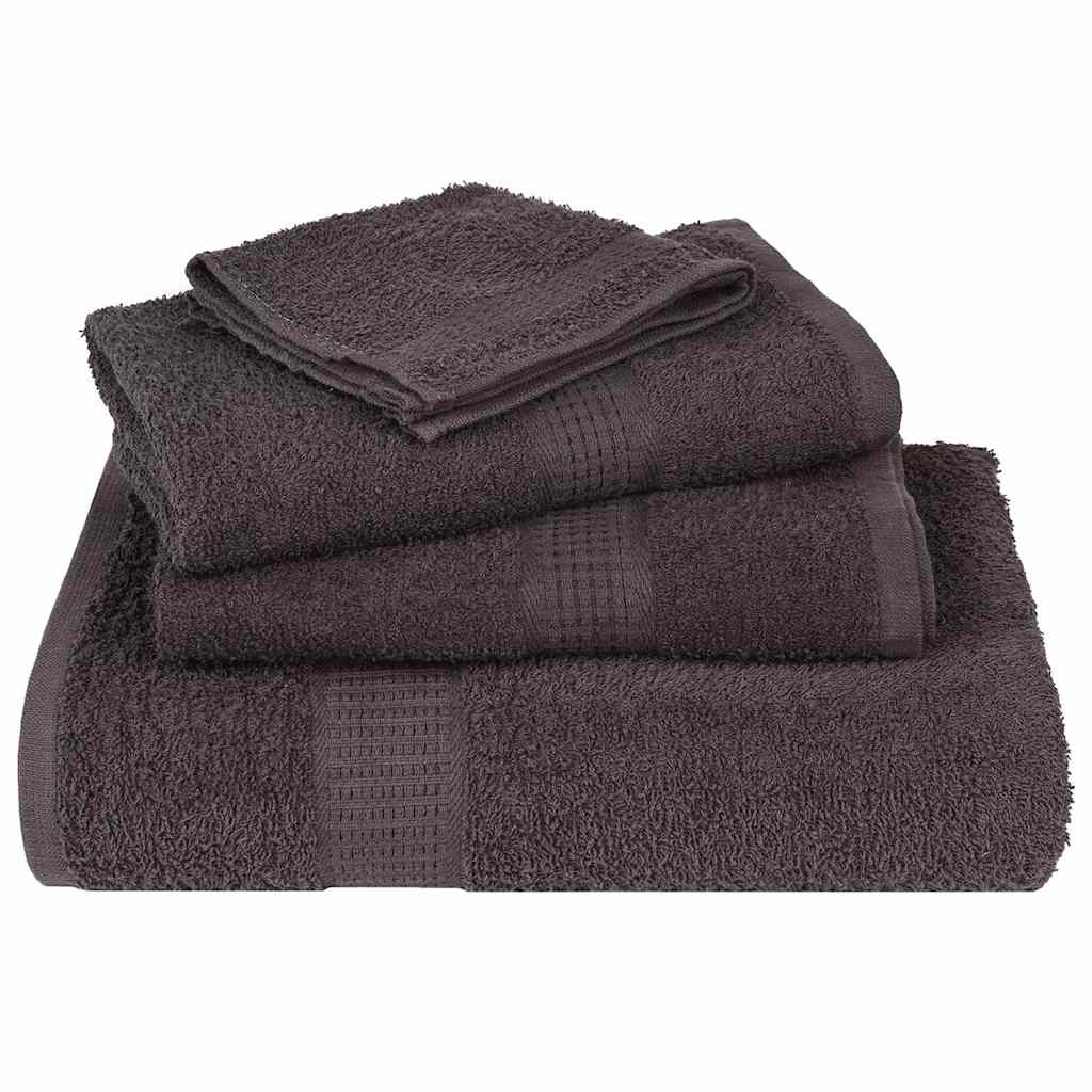 vidaXL Prosoape de baie 10 buc Antracit 100x150cm 360 g/m² 100% bumbac vidaXL Prosoape de baie 10 buc Antracit 100x150cm 360 g/m² 100% bumbac