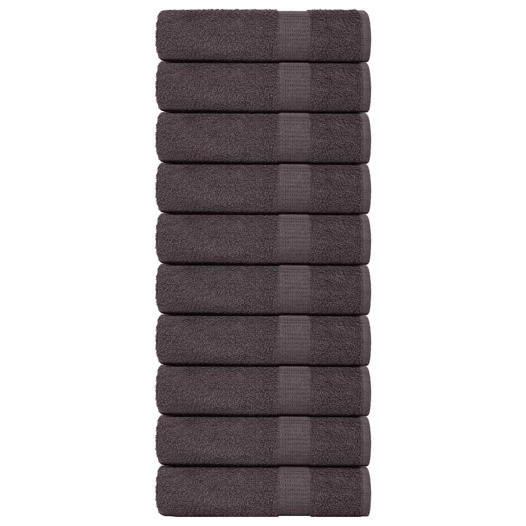 vidaXL Prosoape de baie 10 buc Antracit 100x150cm 360 g/m² 100% bumbac vidaXL Prosoape de baie 10 buc Antracit 100x150cm 360 g/m² 100% bumbac