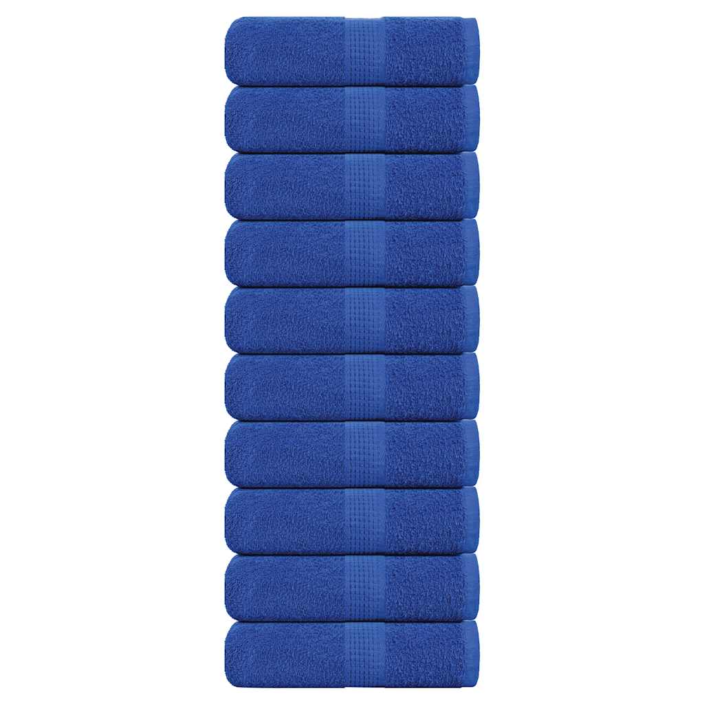 vidaXL Prosoape de baie 10 buc. FROGN Albastru 30x30 cm 100% bumbac vidaXL Prosoape de baie 10 buc. FROGN Albastru 30x30 cm 100% bumbac