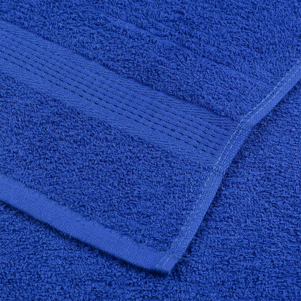 vidaXL Prosoape de baie 2 buc Albastru 100x150 cm 360 g/m² 100% bumbac vidaXL Prosoape de baie 2 buc Albastru 100x150 cm 360 g/m² 100% bumbac