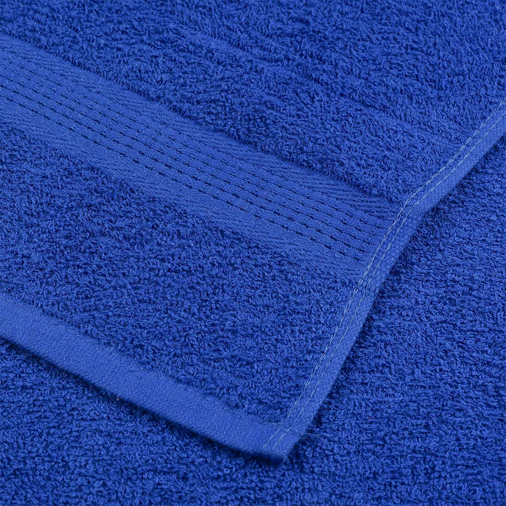 vidaXL Prosoape 10 buc Albastru 100x200 cm 360 g/m² 100% bumbac vidaXL Prosoape 10 buc Albastru 100x200 cm 360 g/m² 100% bumbac