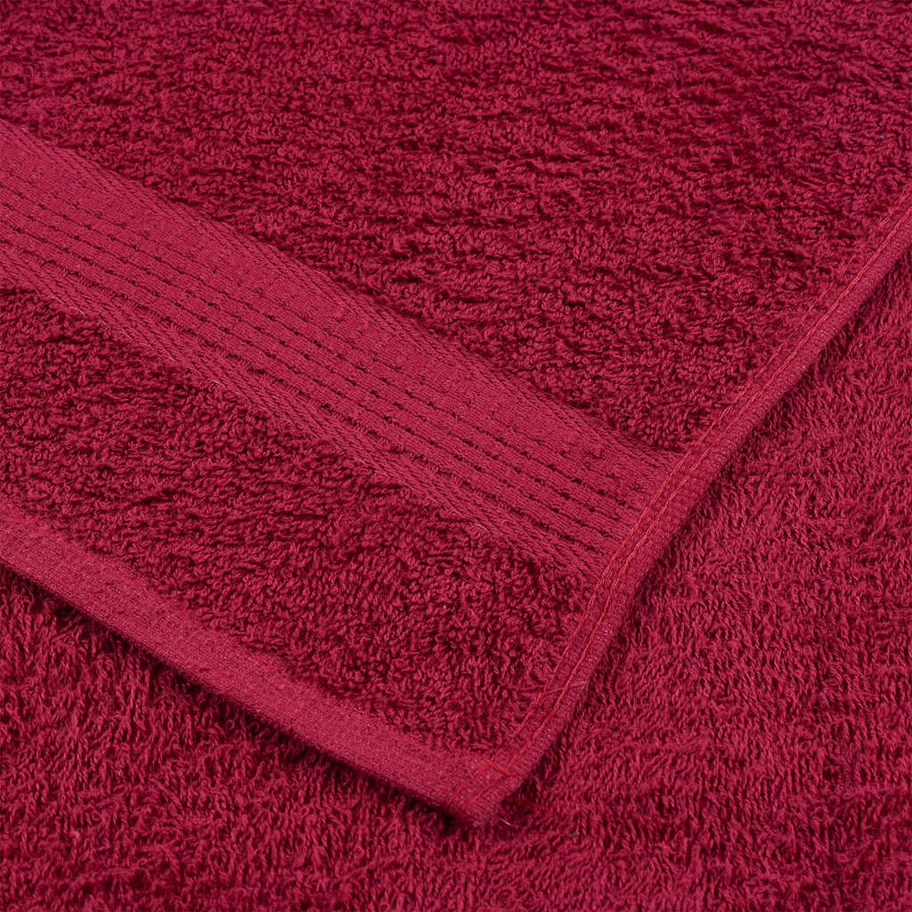 vidaXL Prosoape de baie 2 buc Bordeaux 100x150 cm 360 g/m² 100% bumbac vidaXL Prosoape de baie 2 buc Bordeaux 100x150 cm 360 g/m² 100% bumbac