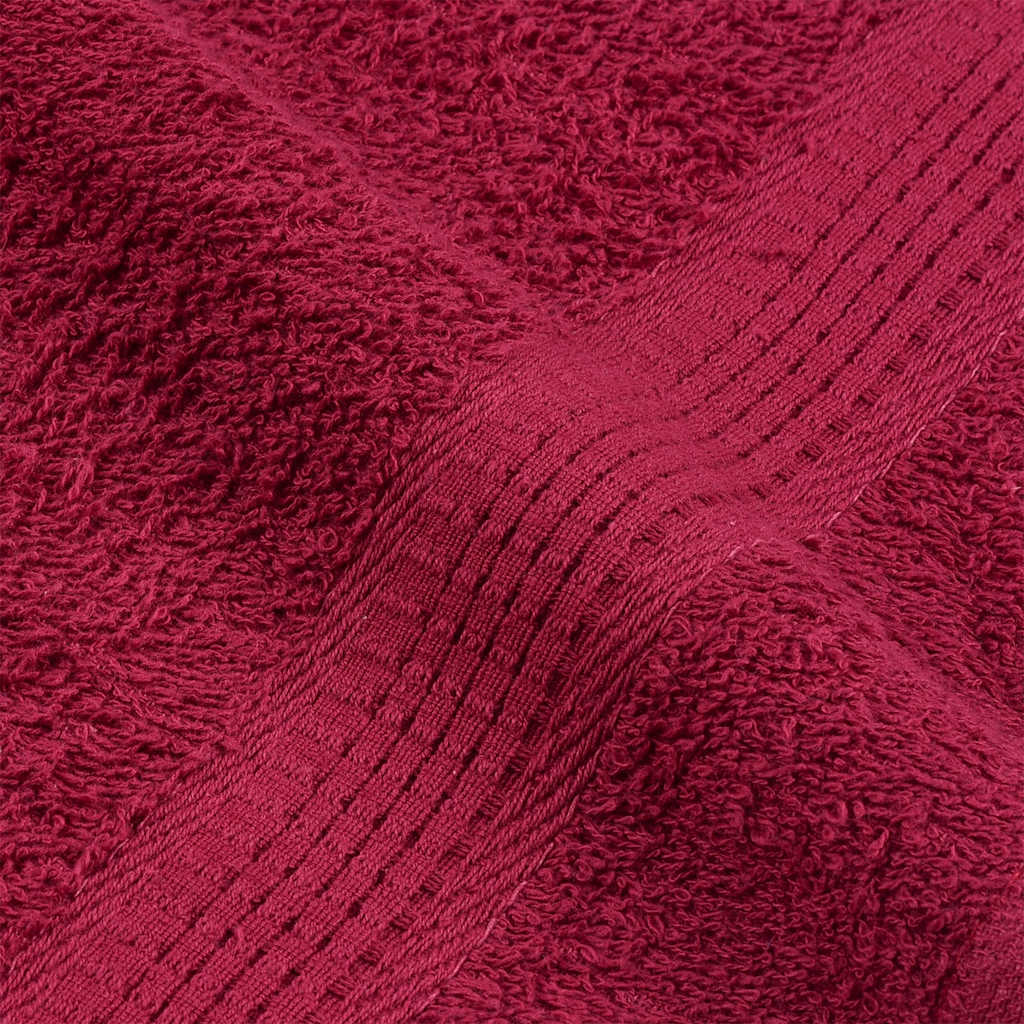 vidaXL Prosoape de baie 4 buc Bordeaux 100x150 cm 360 g/m² 100% bumbac vidaXL Prosoape de baie 4 buc Bordeaux 100x150 cm 360 g/m² 100% bumbac