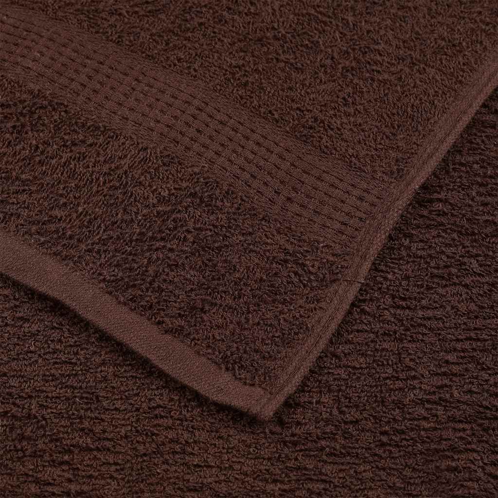 vidaXL Prosoape de duș 4 buc maro 70x140 cm 360 g/m² 100% bumbac vidaXL Prosoape de duș 4 buc maro 70x140 cm 360 g/m² 100% bumbac