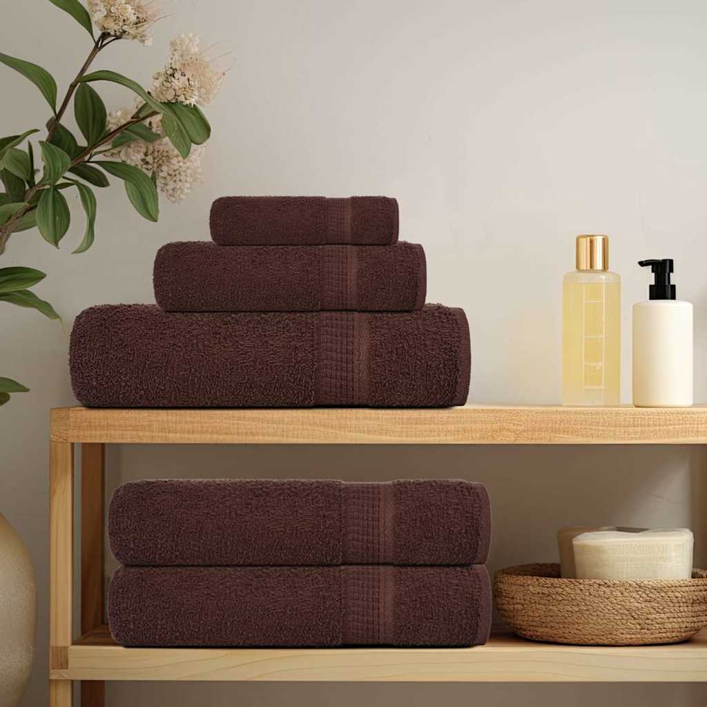 vidaXL Prosoape pentru saună 2 buc Maro 80x200 cm 360 g/m² 100% bumbac vidaXL Prosoape pentru saună 2 buc Maro 80x200 cm 360 g/m² 100% bumbac