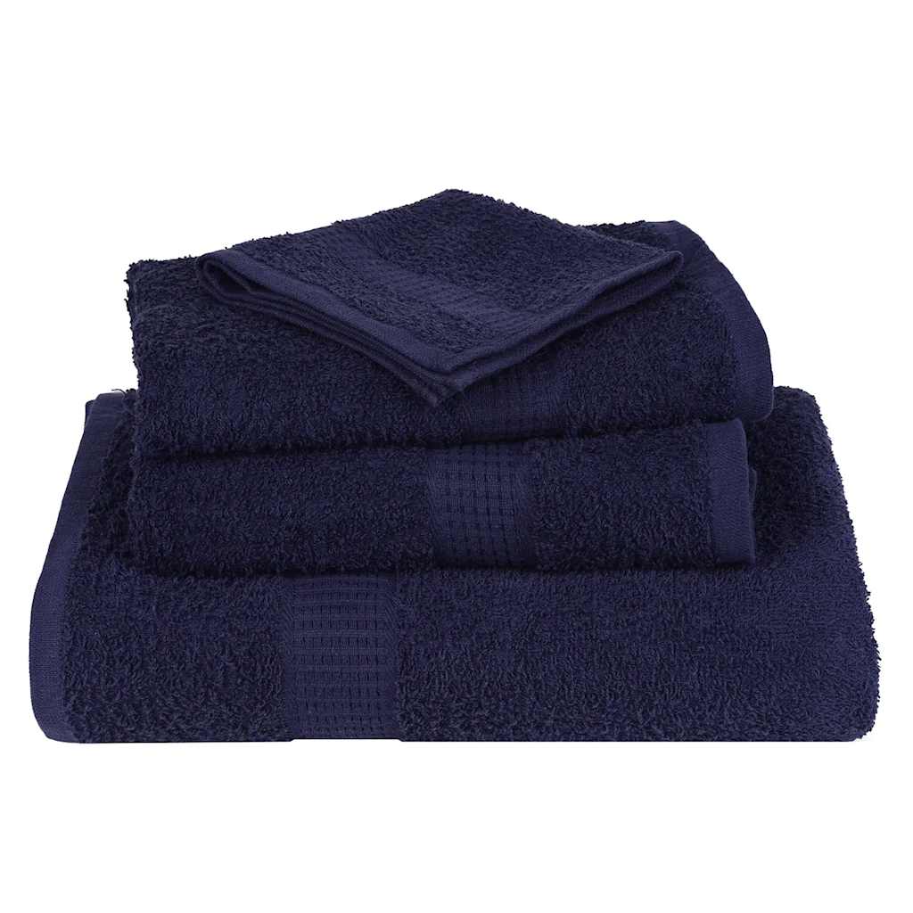 vidaXL Prosoape de baie 2 buc. FROGN albastru marin 30x30 cm 100% bumbac vidaXL Prosoape de baie 2 buc. FROGN albastru marin 30x30 cm 100% bumbac