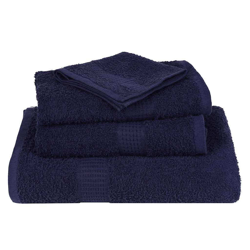 vidaXL Prosoape de baie 4 buc. FROGN albastru marin 30x30 cm 100% bumbac vidaXL Prosoape de baie 4 buc. FROGN albastru marin 30x30 cm 100% bumbac