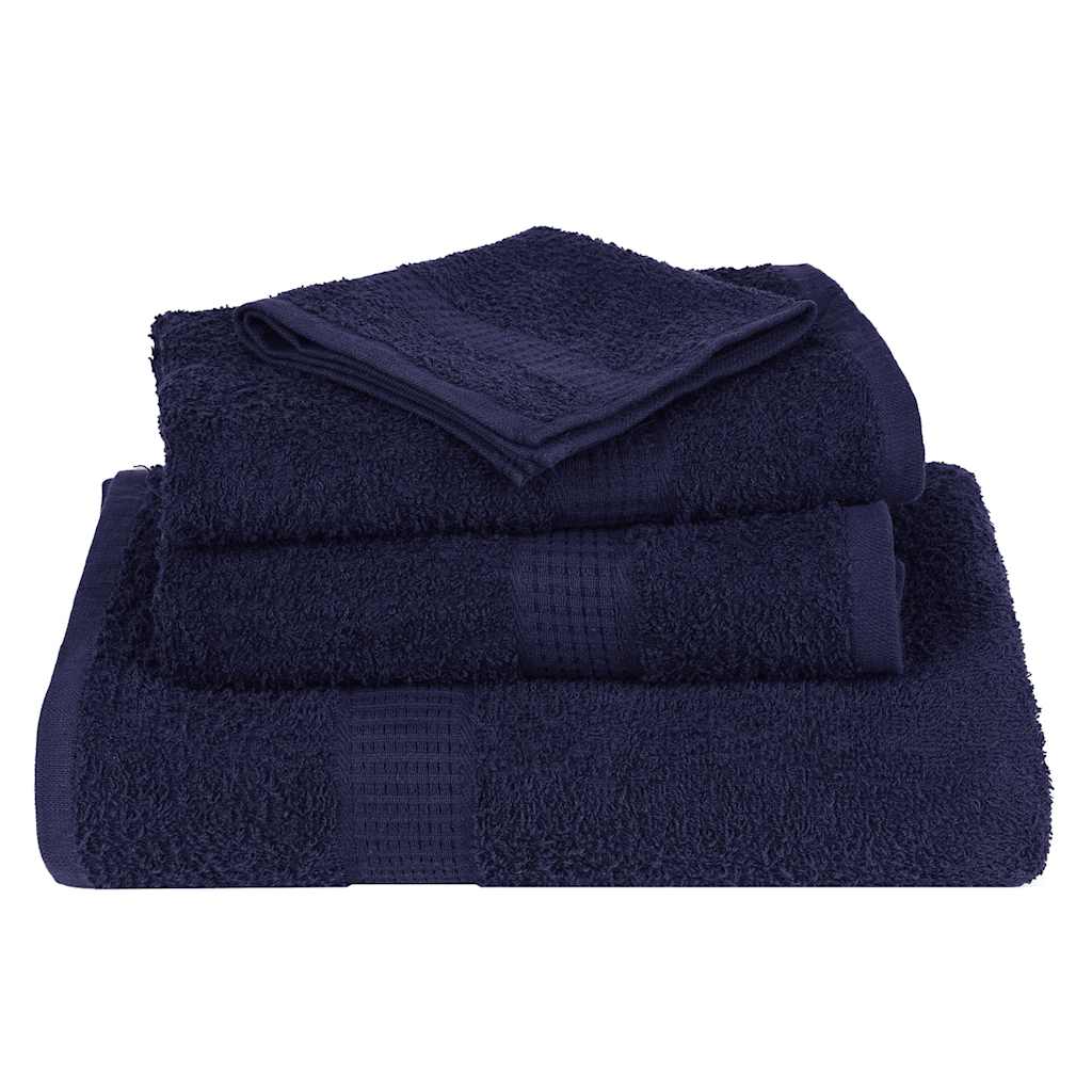 vidaXL Prosoape de baie 10 buc. FROGN Albastru marin 30x30 cm 100% bumbac vidaXL Prosoape de baie 10 buc. FROGN Albastru marin 30x30 cm 100% bumbac