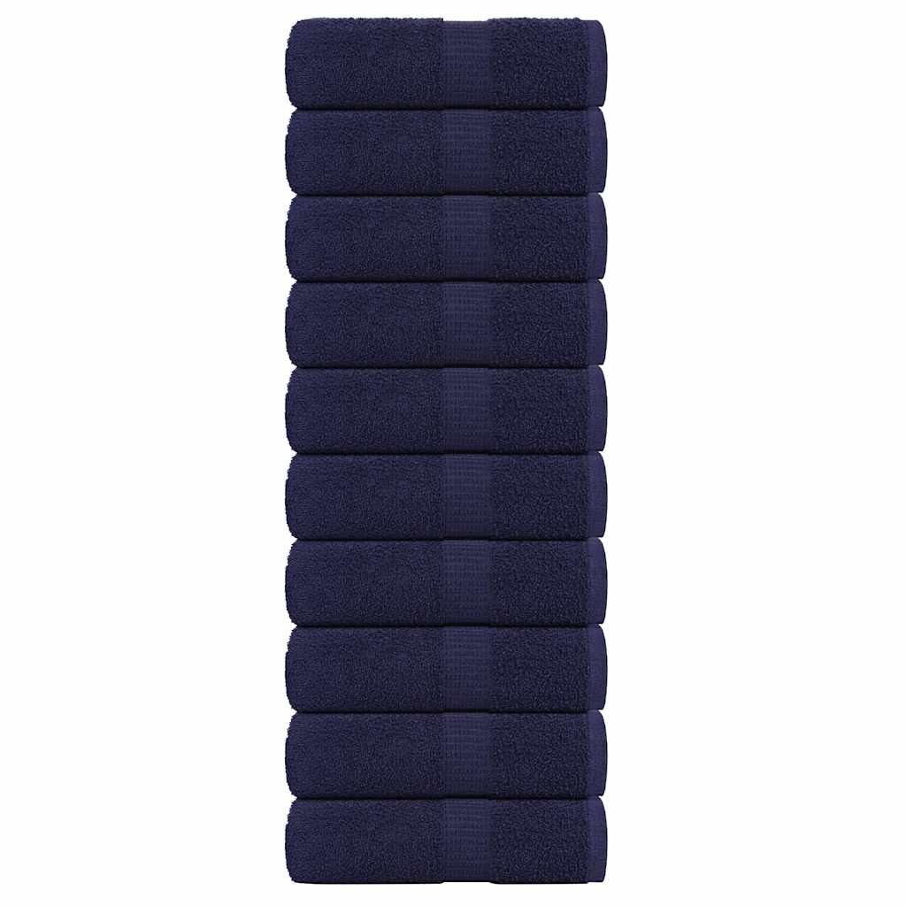 vidaXL Prosoape de baie 10 buc. FROGN Albastru marin 30x30 cm 100% bumbac vidaXL Prosoape de baie 10 buc. FROGN Albastru marin 30x30 cm 100% bumbac