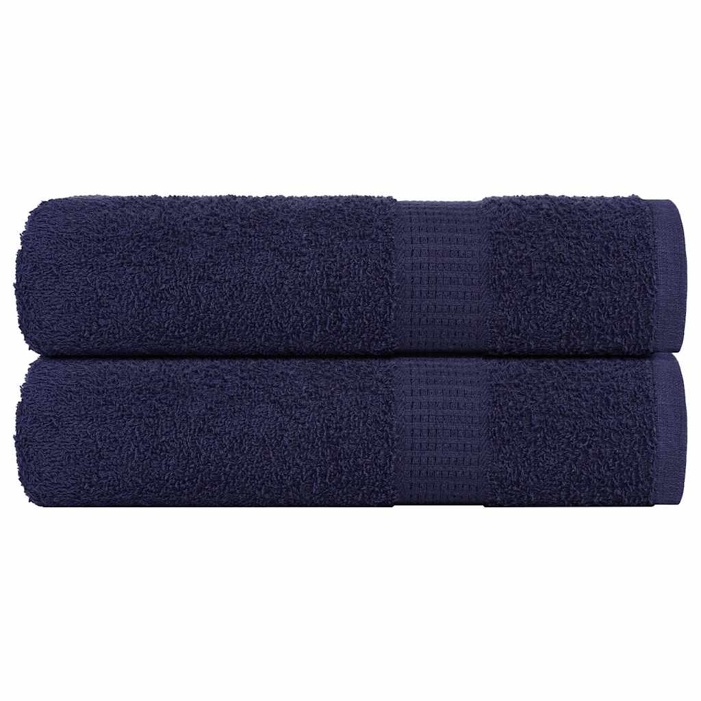 vidaXL Prosoape de baie 2 buc Bleumarin 100x150cm 360 g/m² 100% bumbac vidaXL Prosoape de baie 2 buc Bleumarin 100x150cm 360 g/m² 100% bumbac