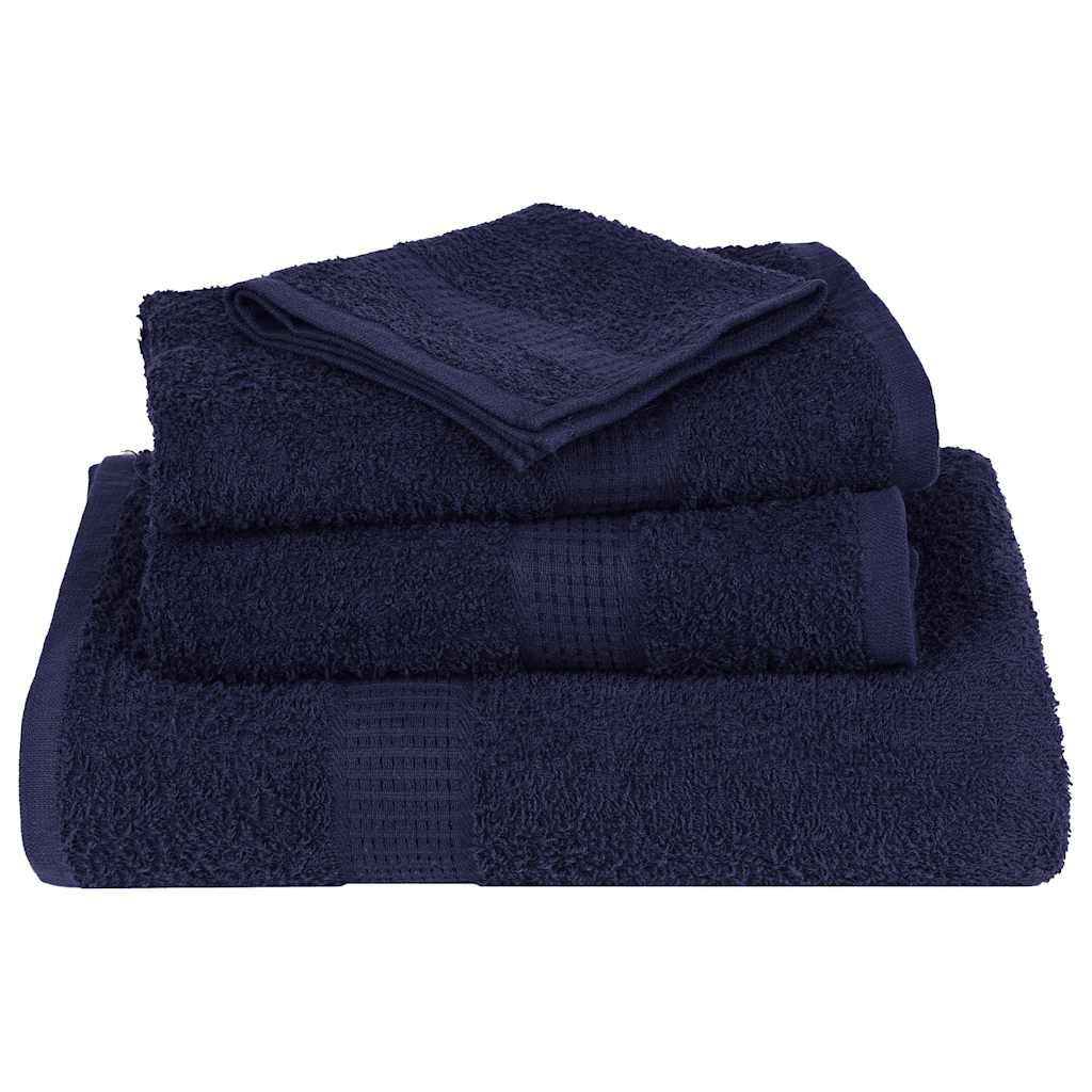 vidaXL Prosoape de baie 4 buc Bleumarin 100x150cm 360 g/m² 100% bumbac vidaXL Prosoape de baie 4 buc Bleumarin 100x150cm 360 g/m² 100% bumbac