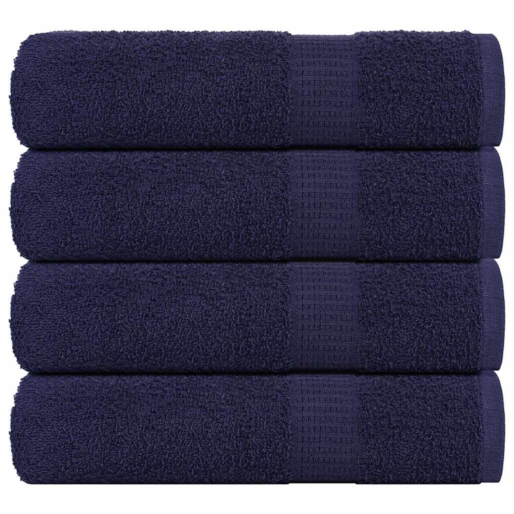 vidaXL Prosoape de baie 4 buc Bleumarin 100x150cm 360 g/m² 100% bumbac vidaXL Prosoape de baie 4 buc Bleumarin 100x150cm 360 g/m² 100% bumbac