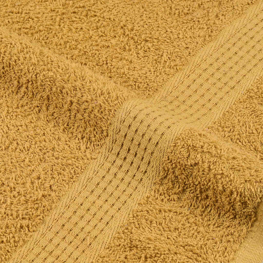 vidaXL Prosoape de duș 4 buc Aur 70x140 cm 360 g/m² 100% bumbac vidaXL Prosoape de duș 4 buc Aur 70x140 cm 360 g/m² 100% bumbac