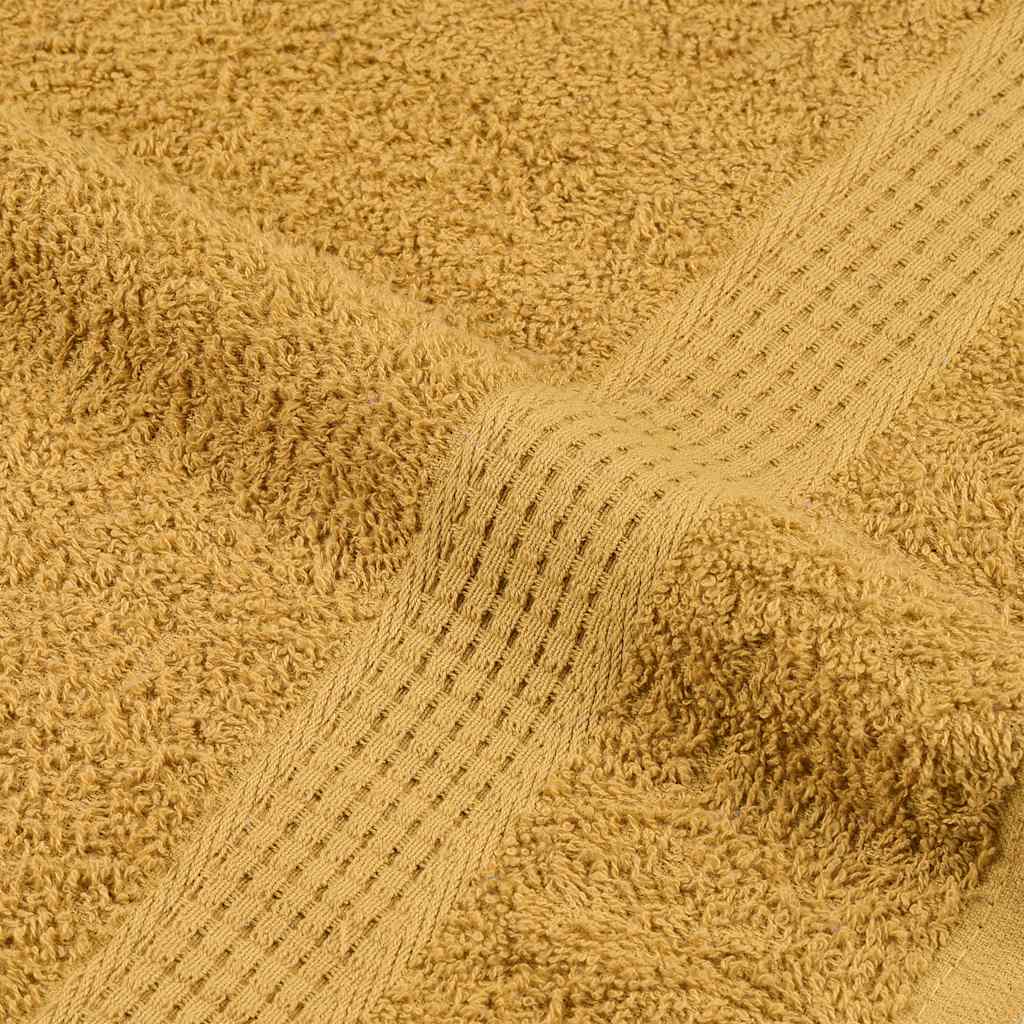 vidaXL Prosoape 4 buc Aur 100x200 cm 360 g/m² 100% bumbac vidaXL Prosoape 4 buc Aur 100x200 cm 360 g/m² 100% bumbac