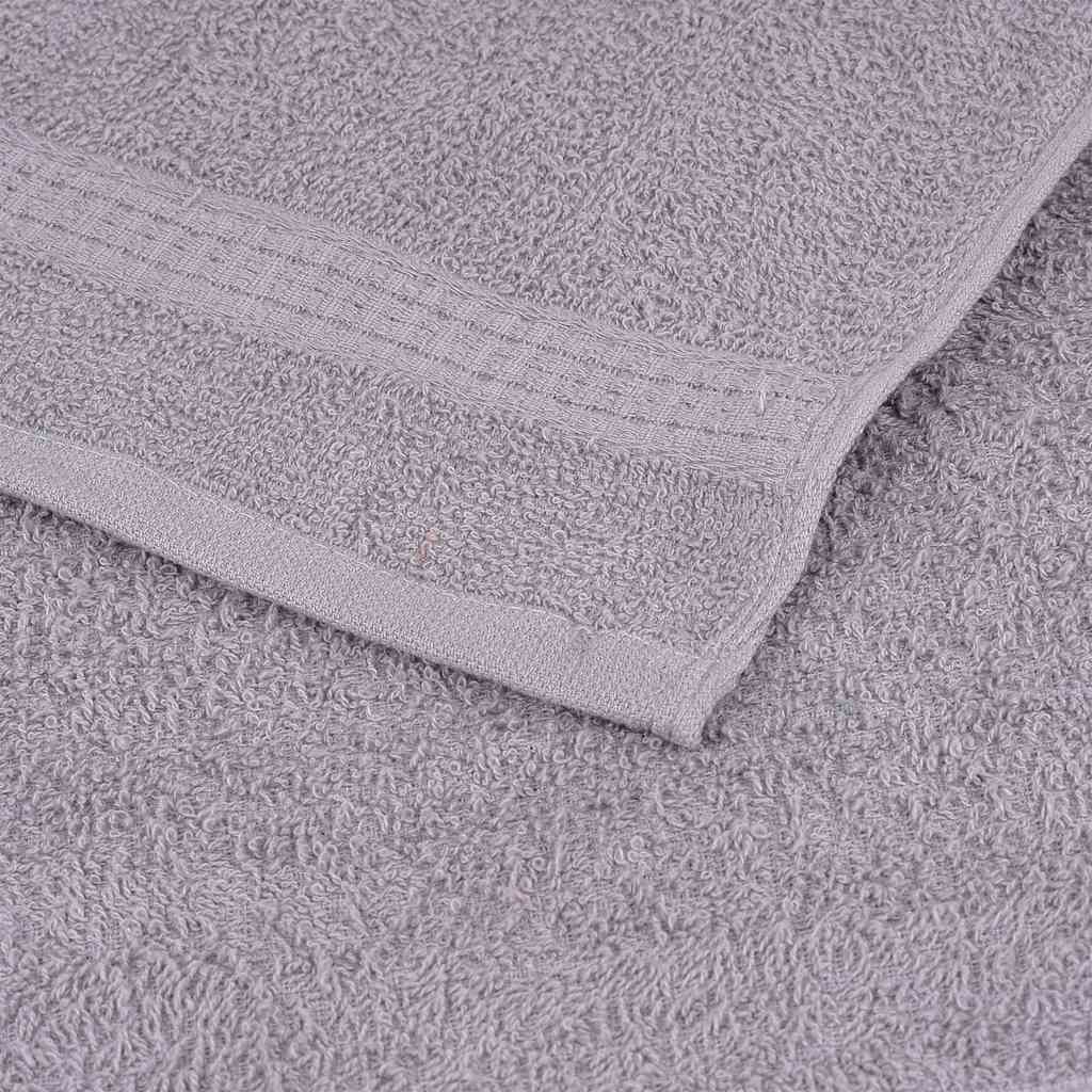 vidaXL Prosoape de baie 2 buc. FROGN gri 30x30 cm 100% bumbac vidaXL Prosoape de baie 2 buc. FROGN gri 30x30 cm 100% bumbac