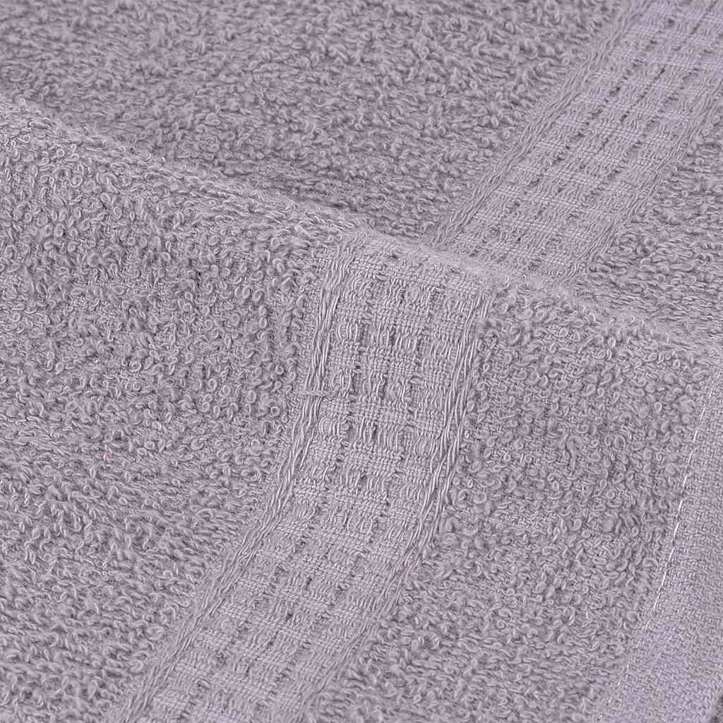 vidaXL Prosoape de saună, FROGN, 10 buc., gri, 80x200 cm, 360 g/m²