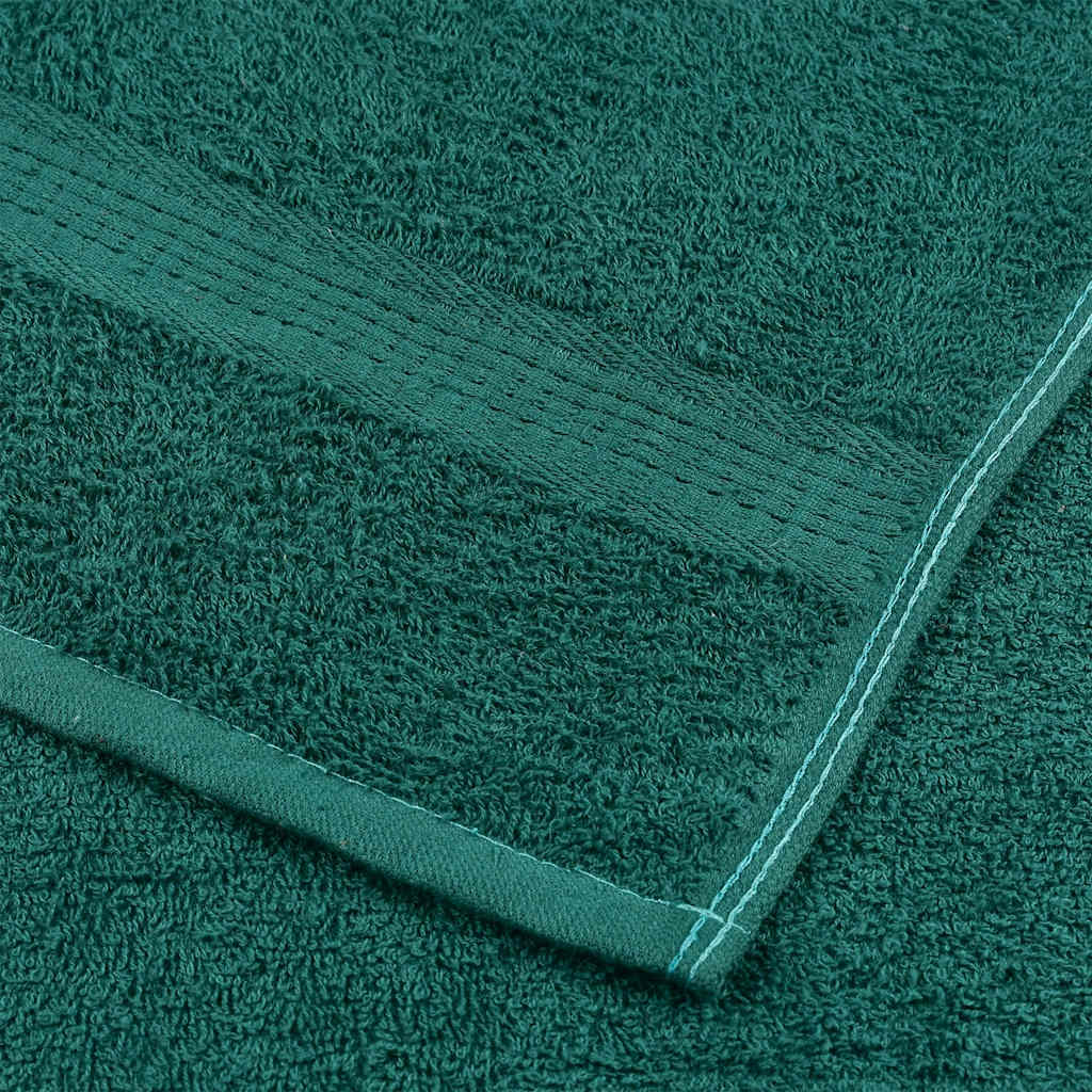 vidaXL Prosoape de duș 2 buc Verde 70x140 cm 360 g/m² 100% bumbac vidaXL Prosoape de duș 2 buc Verde 70x140 cm 360 g/m² 100% bumbac