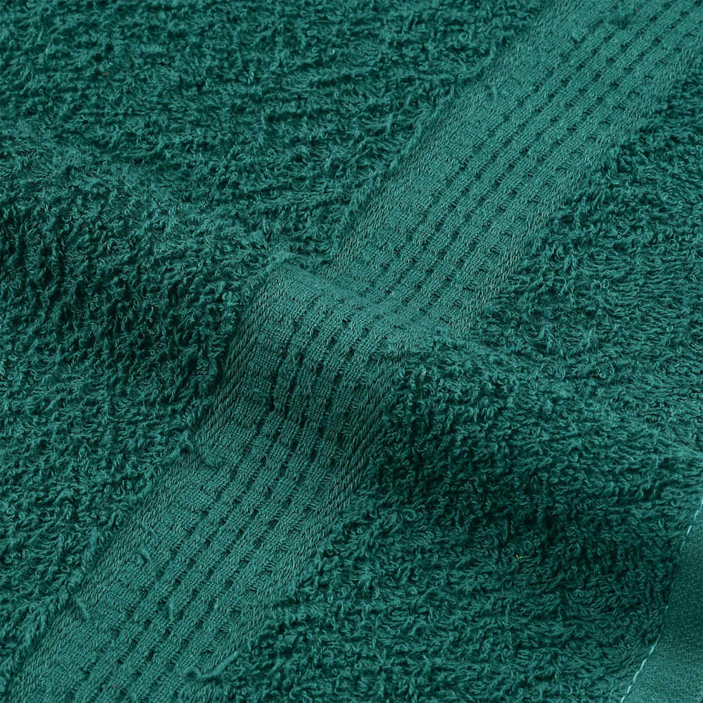 vidaXL Prosoape de baie 2 buc Verde 100x150 cm 360 g/m² 100% bumbac vidaXL Prosoape de baie 2 buc Verde 100x150 cm 360 g/m² 100% bumbac