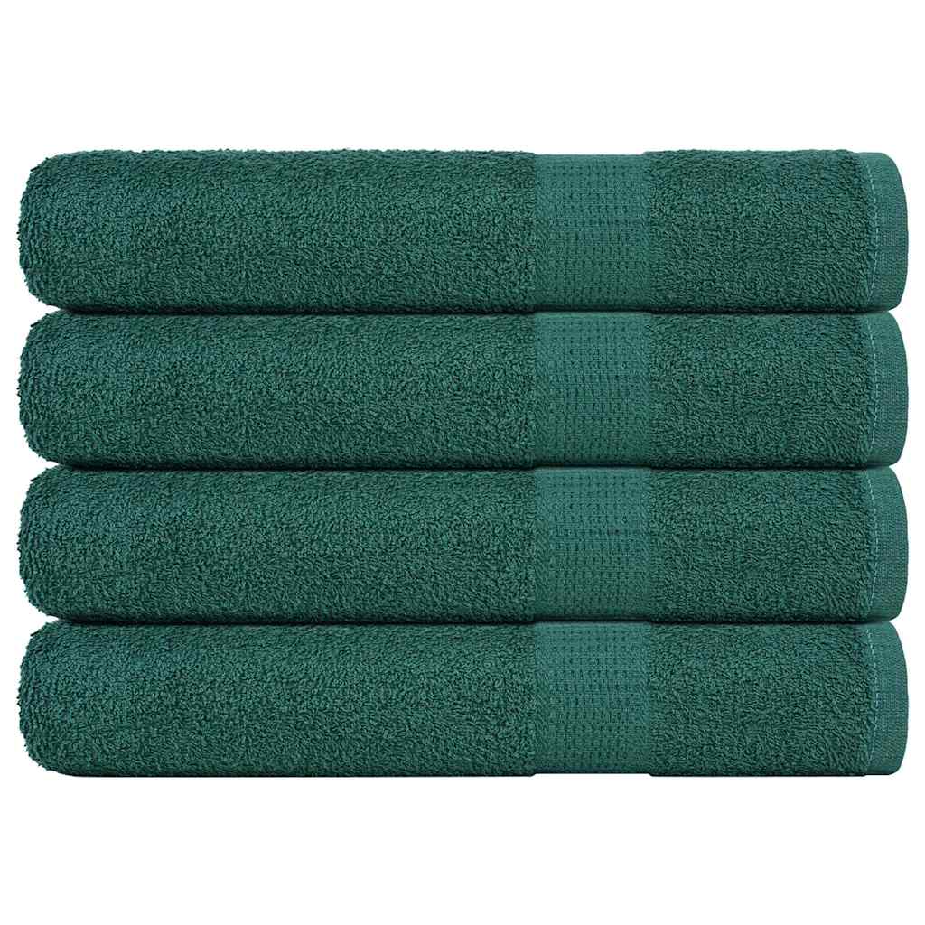 vidaXL Prosoape pentru saună 4 buc Verde 80x200cm 360 g/m² 100% bumbac vidaXL Prosoape pentru saună 4 buc Verde 80x200cm 360 g/m² 100% bumbac