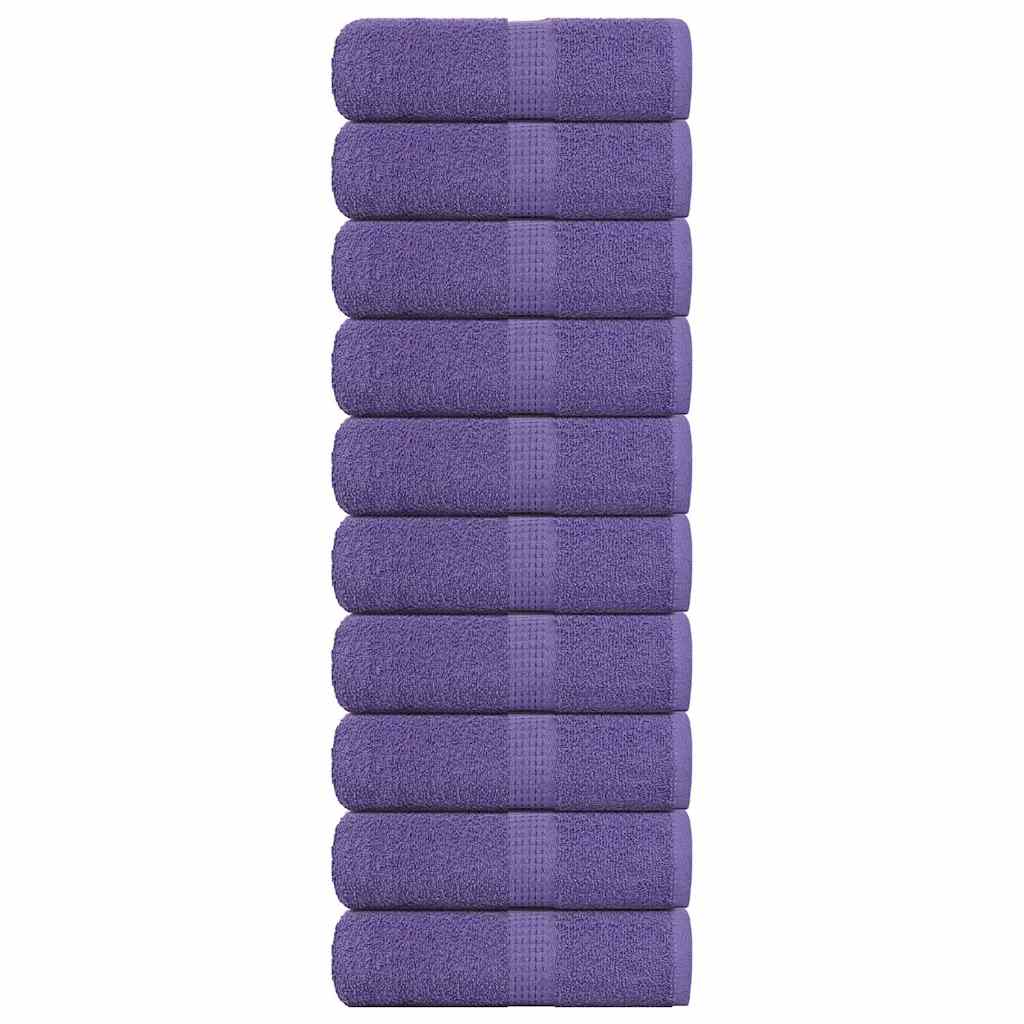 vidaXL Prosoape de baie 10 buc. FROGN violet 30x30 cm 100% bumbac vidaXL Prosoape de baie 10 buc. FROGN violet 30x30 cm 100% bumbac