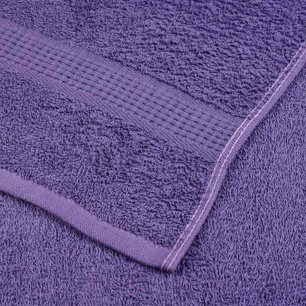 vidaXL Prosoape de oaspeți, FROGN, 2 buc, violet, 30x50 cm, 360 g/m²
