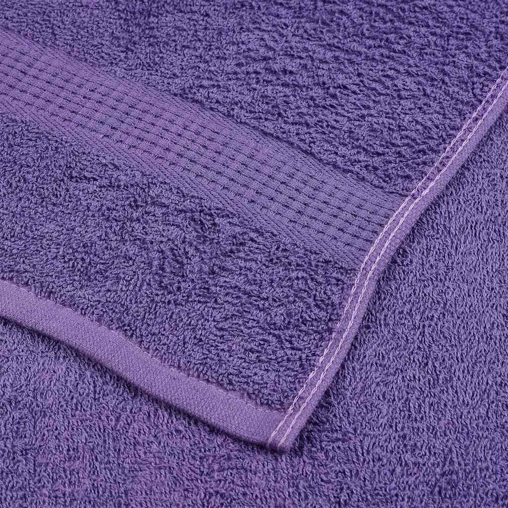 vidaXL Prosoape de oaspeți, FROGN, 4 buc., violet, 30x50 cm, 360 g/m²