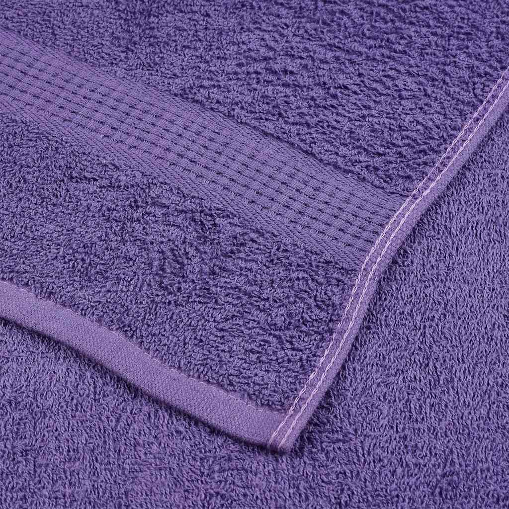 vidaXL Prosoape de duș, FROGN, 10 buc., violet, 70x140 cm, 360 g/m²