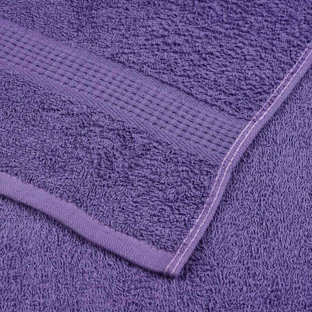 vidaXL Prosoape de baie, FROGN, 2 buc., violet, 100x150 cm, 360 g/m²